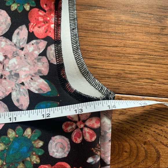 Jewel/Floral Patterned A-Line Dress - Picture 7 of 7